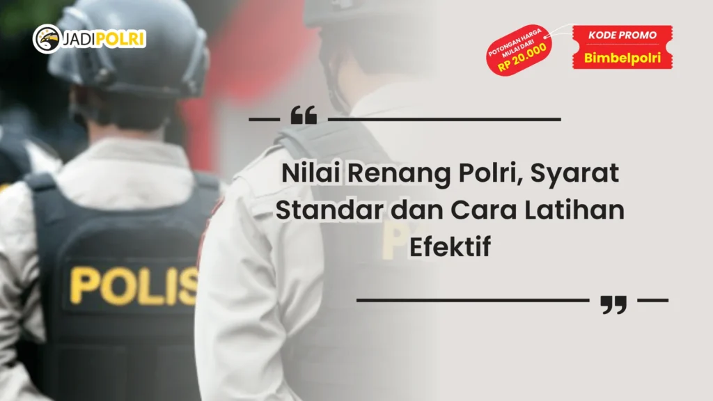 nilai renang polri
