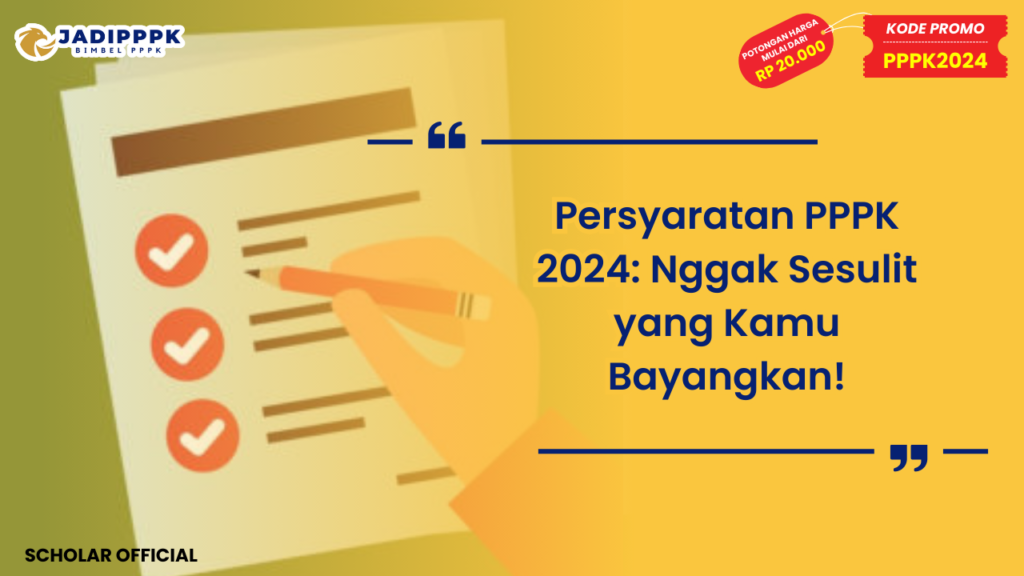 Persyaratan PPPK 2024