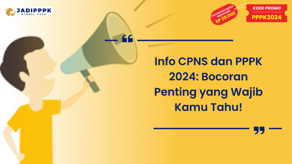 Info CPNS dan PPPK 2024