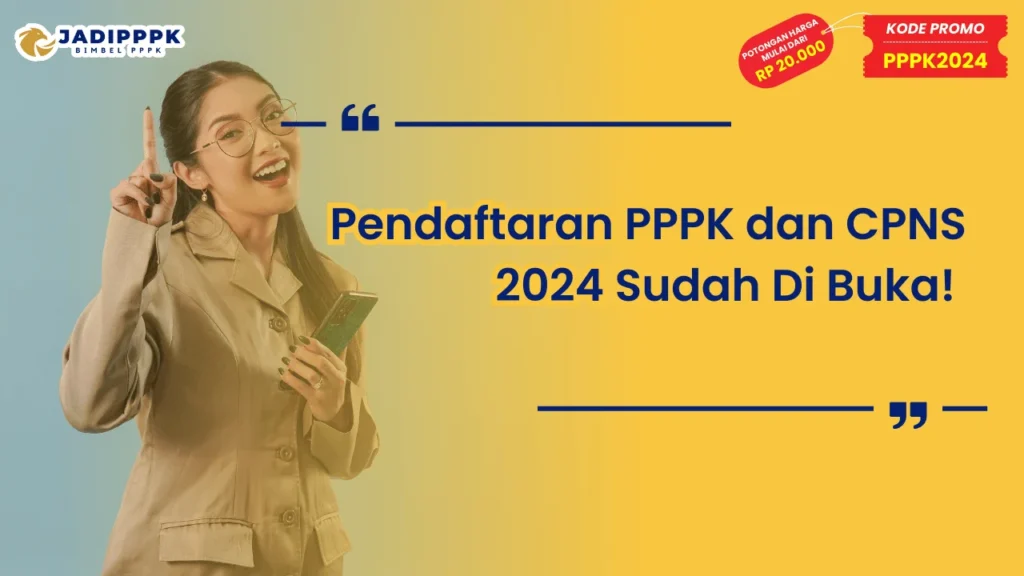 Pendaftaran PPPK dan CPNS 2024