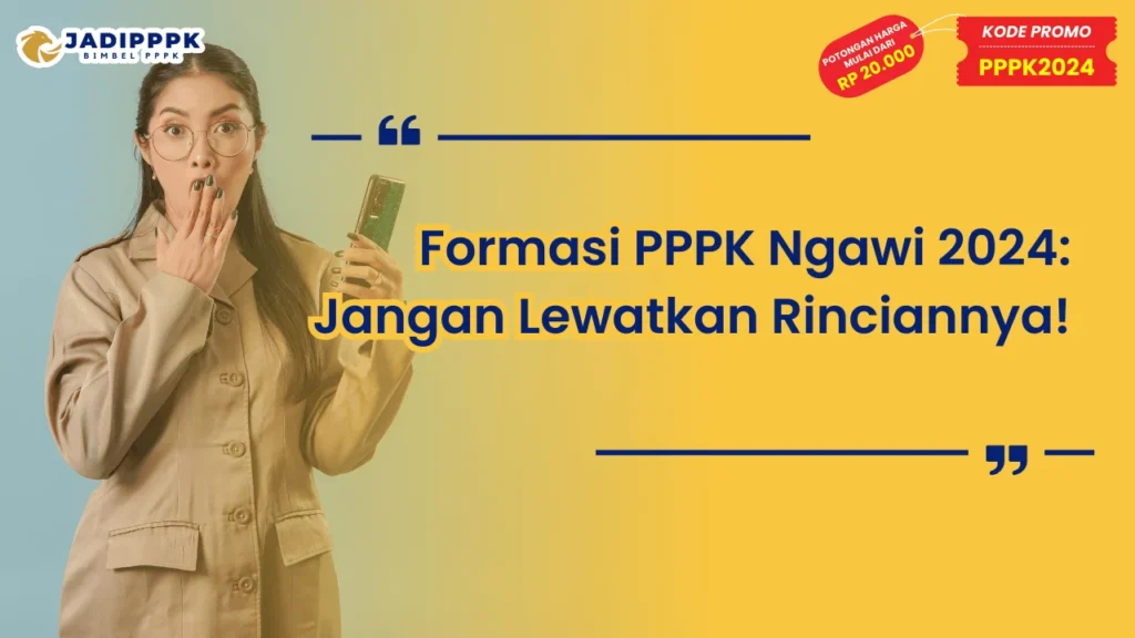 Formasi PPPK Ngawi 2024