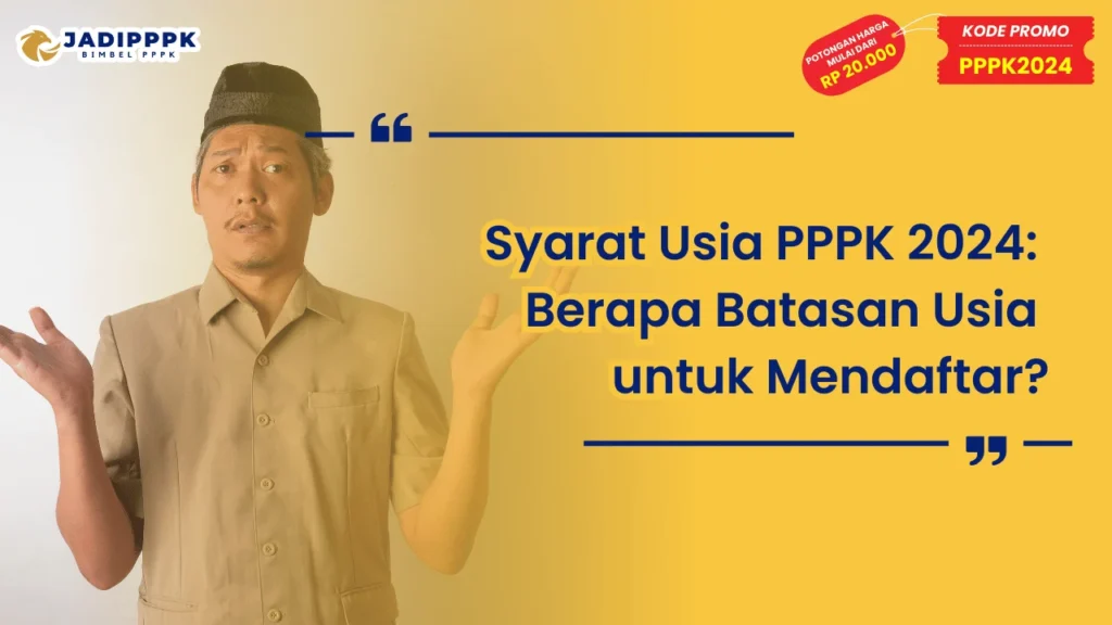 Syarat Usia PPPK 2024