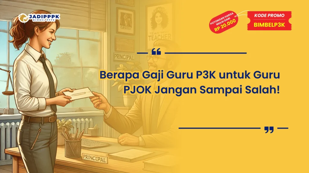 Berapa Gaji Guru P3K untuk Guru PJOK