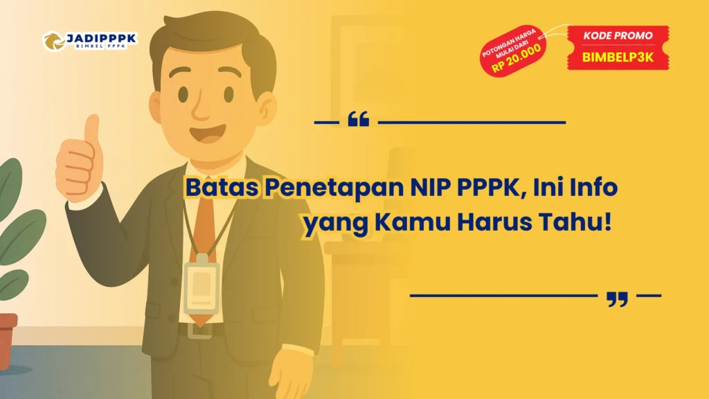 Batas Penetapan NIP PPPK