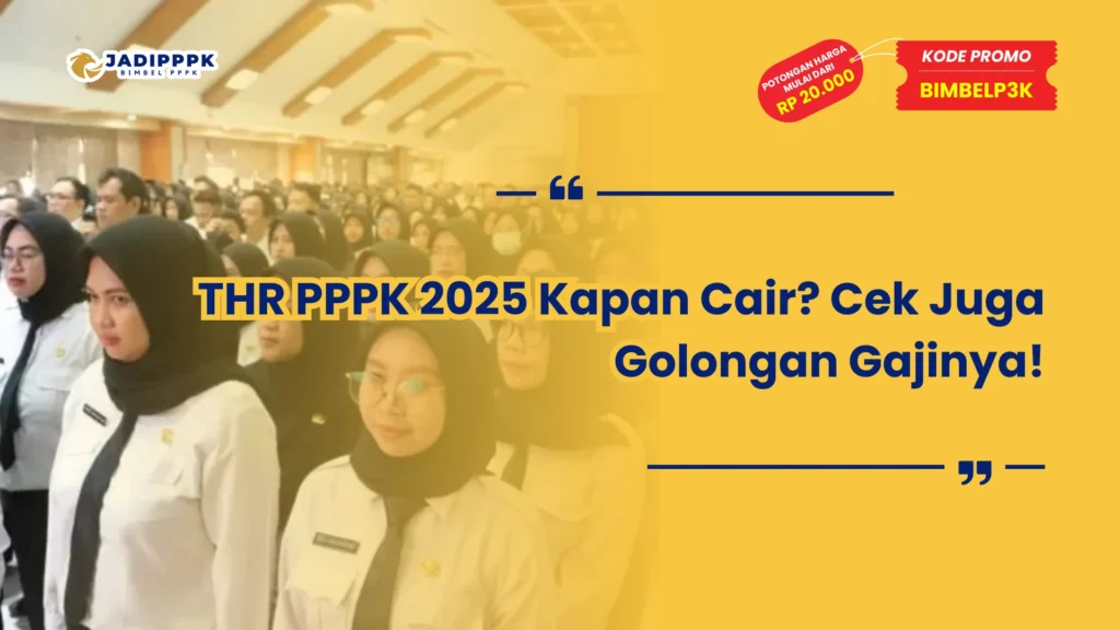 THR PPPK 2025 Kapan Cair
