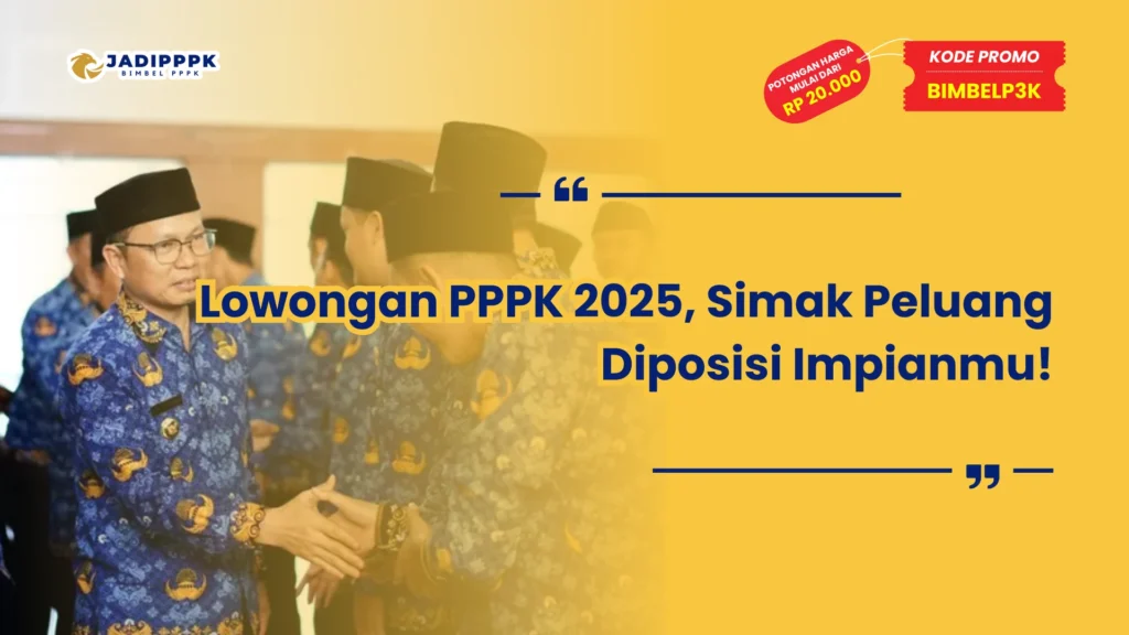 Lowongan PPPK 2025