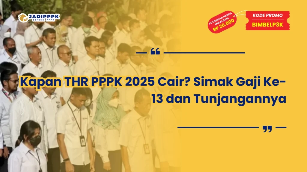 Kapan THR PPPK 2025 Cair