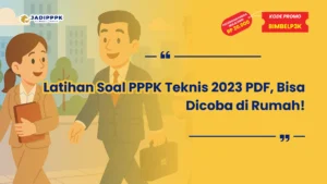 Latihan Soal PPPK Teknis 2023 PDF