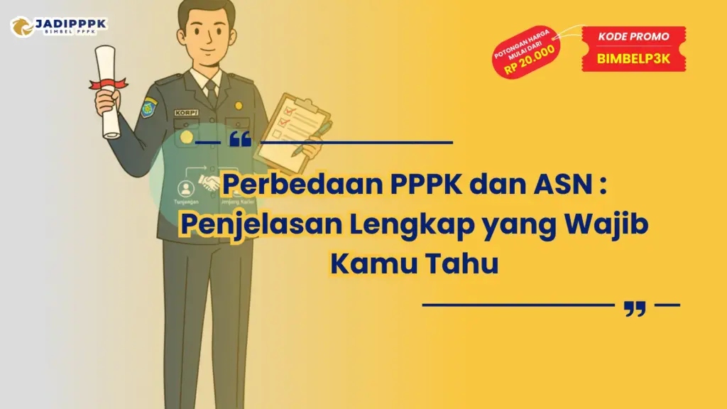 perbedaan pppk dan asn