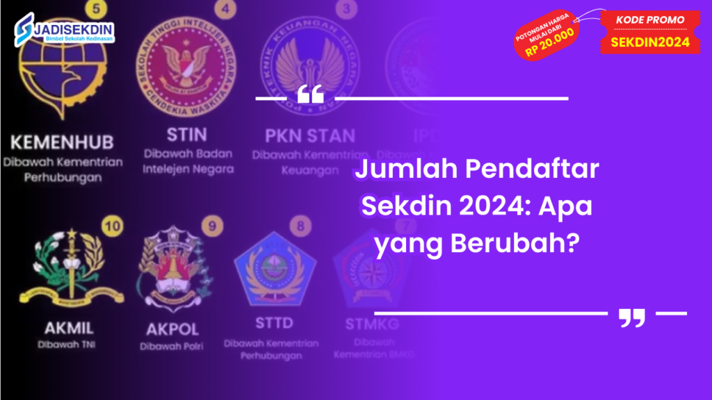 Jumlah Pendaftar Sekdin 2024