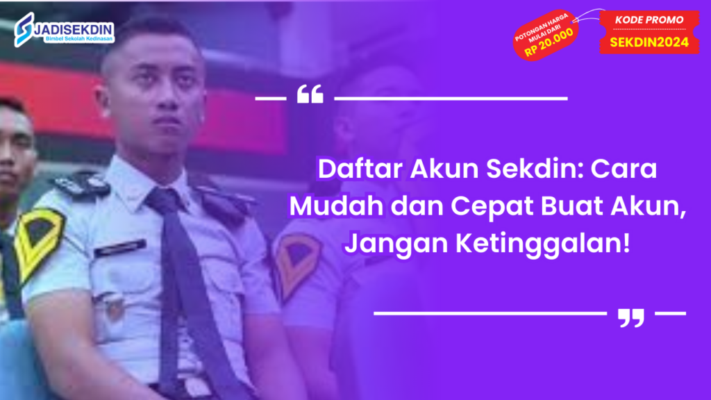 Daftar Akun Sekdin