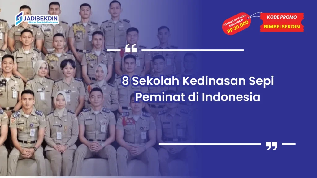 Sekolah Kedinasan Sepi Peminat di Indonesia