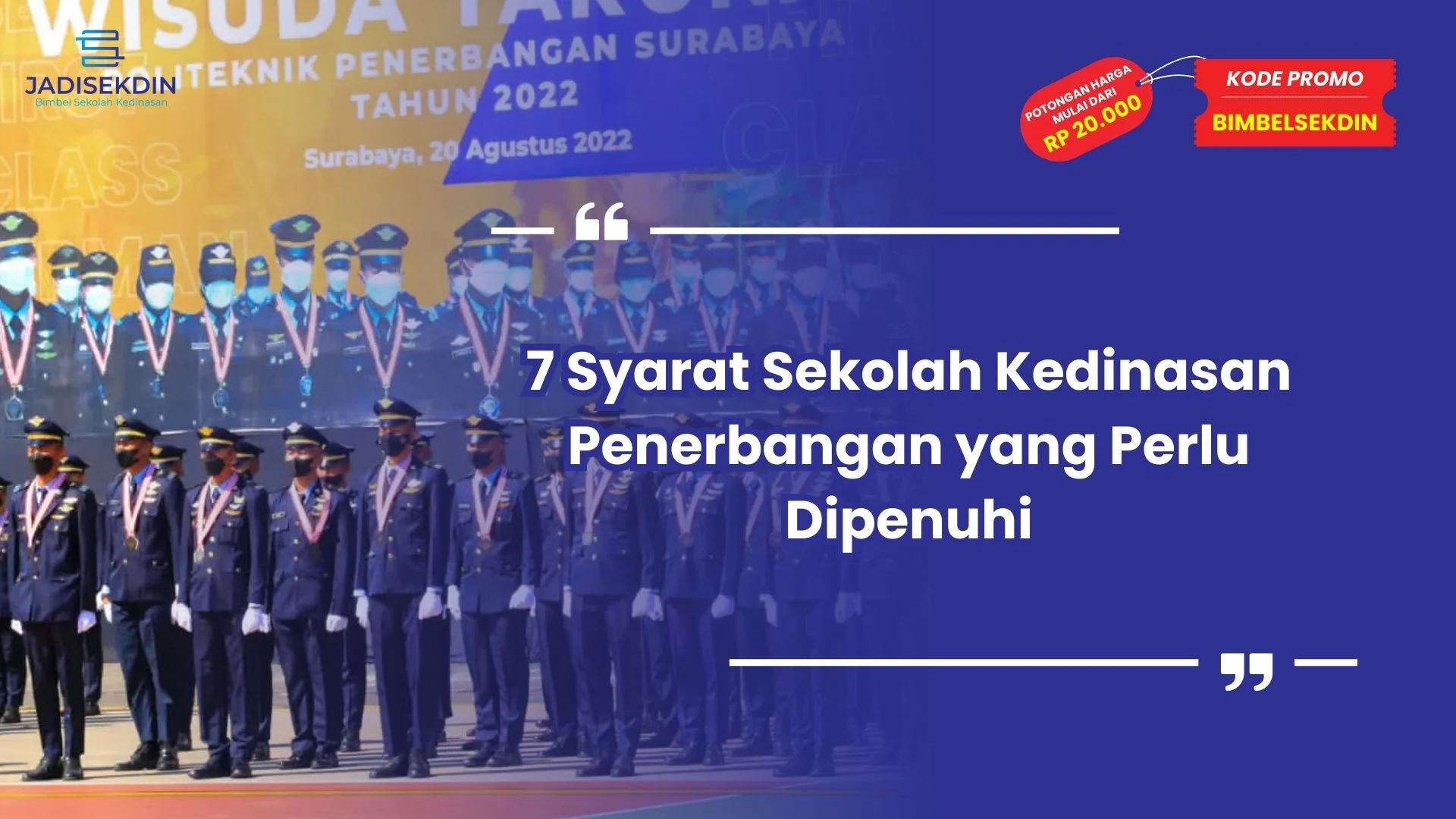 Syarat Sekolah Kedinasan Penerbangan
