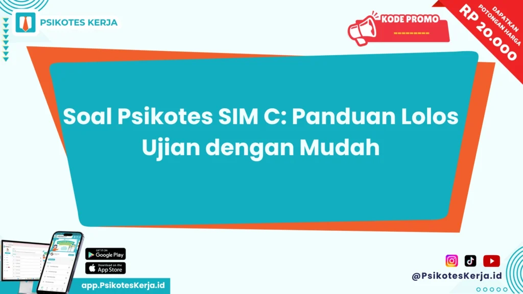 Soal Psikotes SIM C