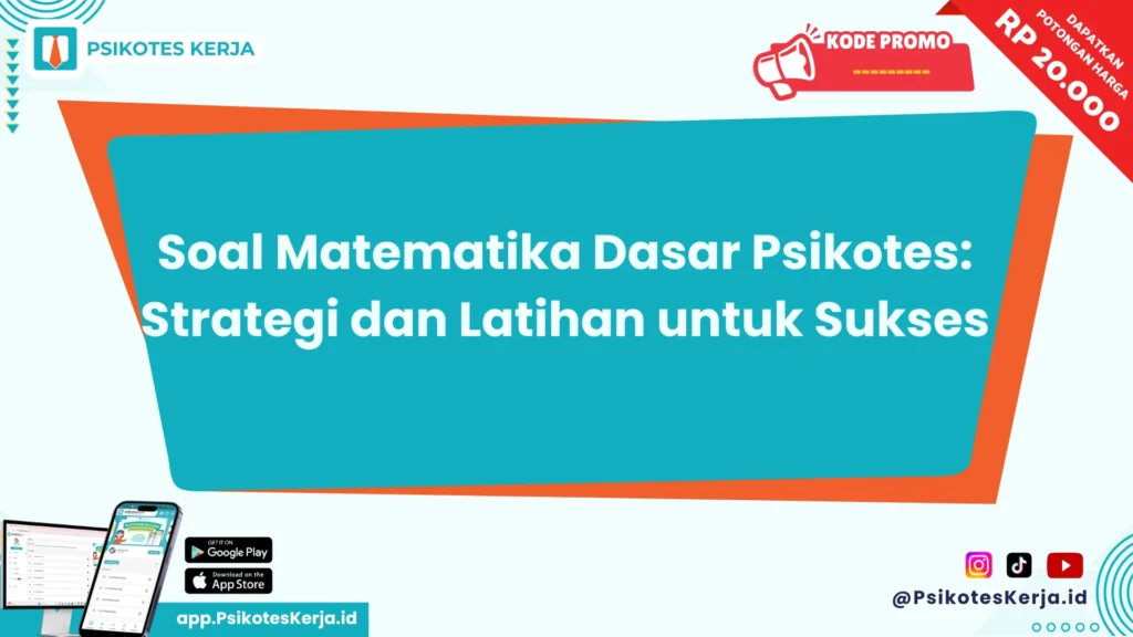 Soal Matematika Dasar Psikotes