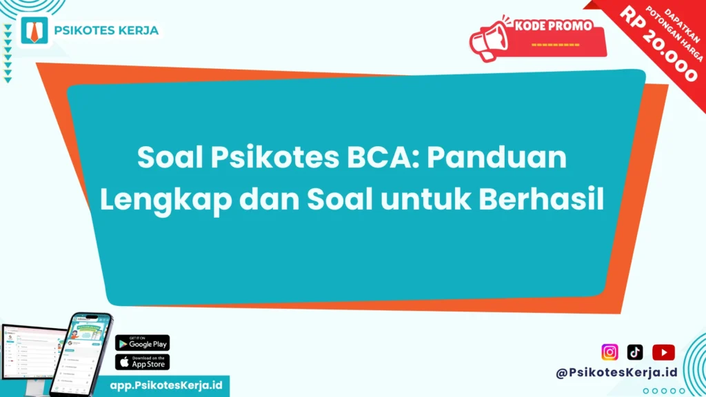 Soal Psikotes BCA