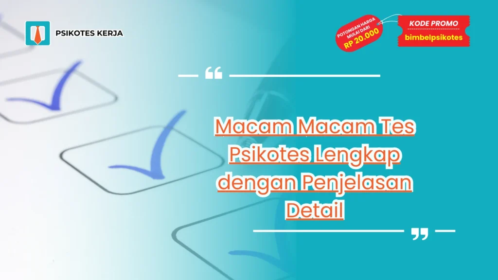 Macam Macam Tes Psikotes