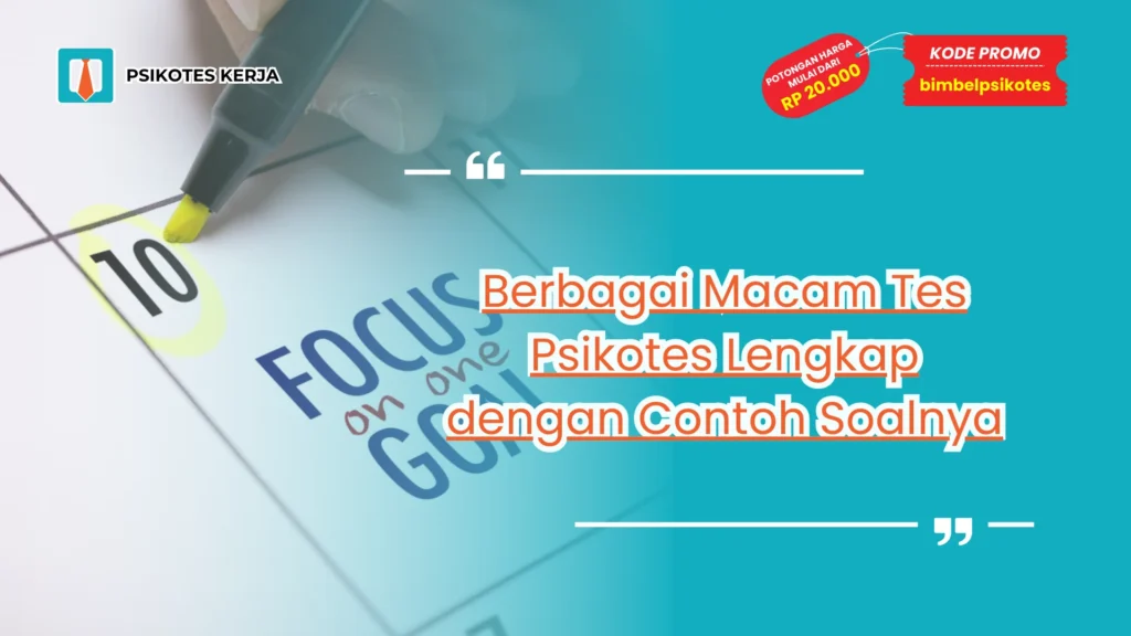 Macam-Macam Tes Psikotes