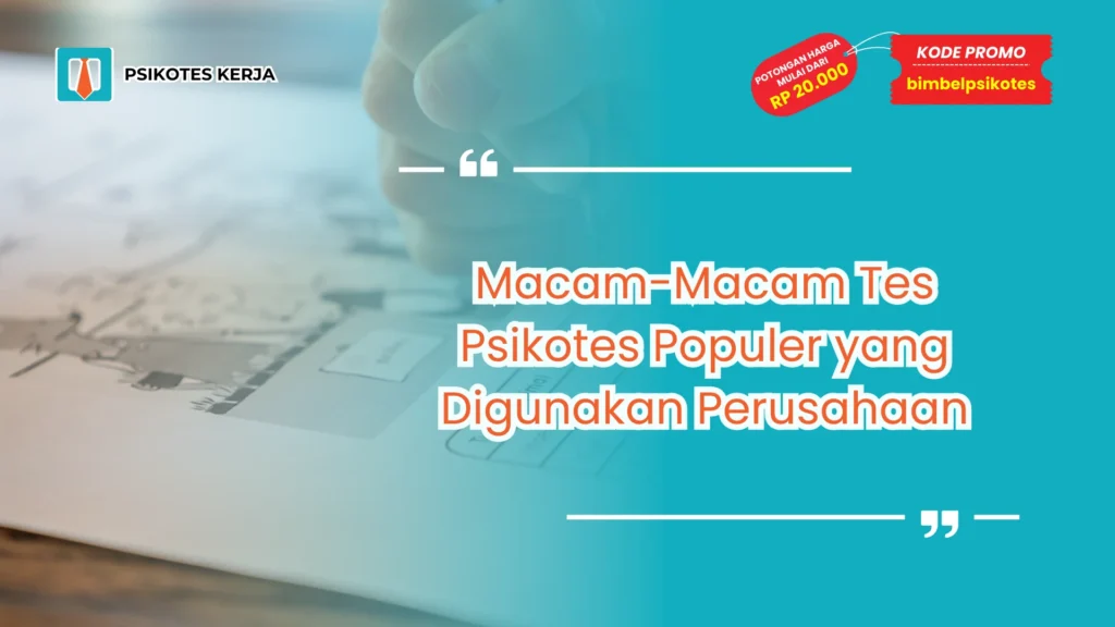 Macam Macam Tes Psikotes