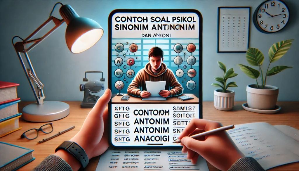 Contoh Soal Psikotes Sinonim Antonim dan Analogi