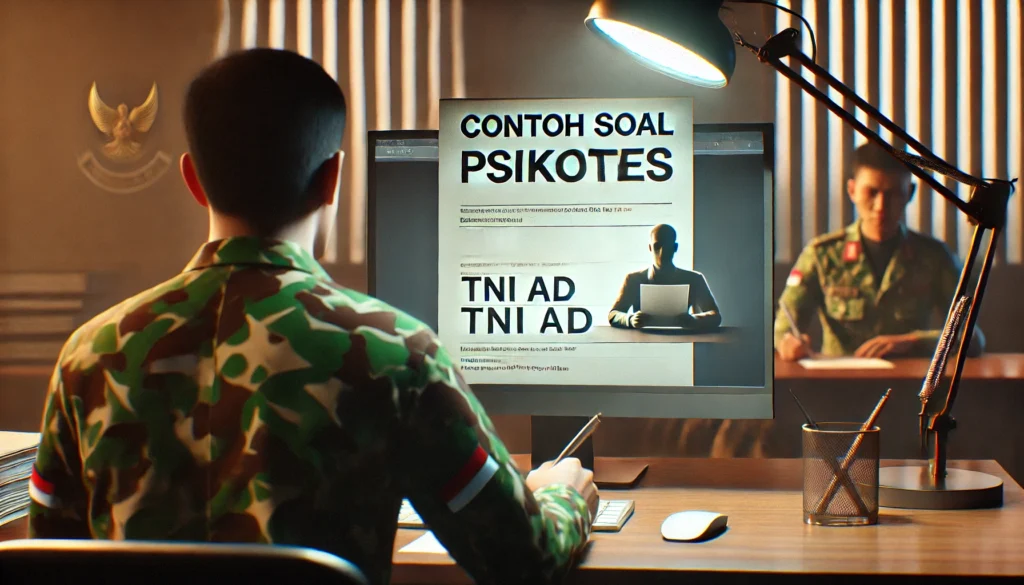 Contoh Soal Psikotes TNI AD
