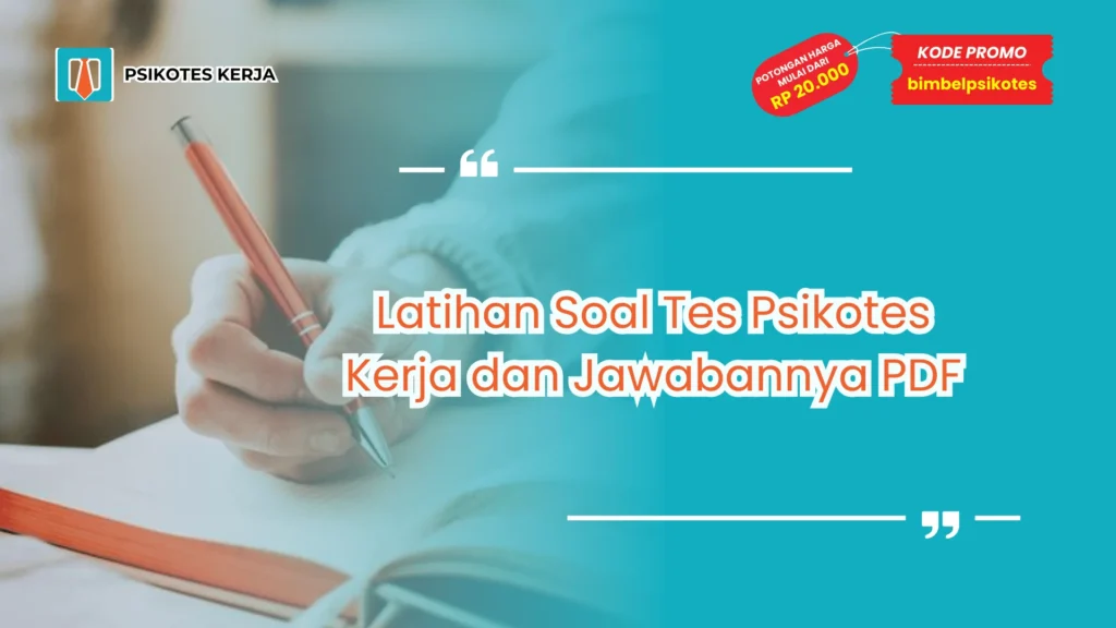 soal tes psikotes kerja dan jawabannya pdf