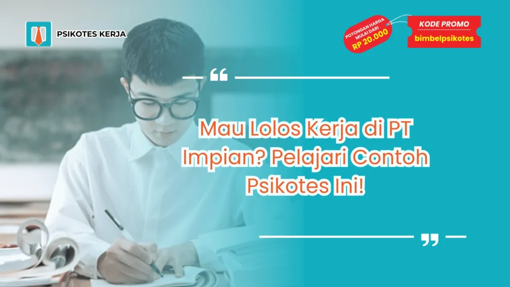 contoh psikotes kerja di pt