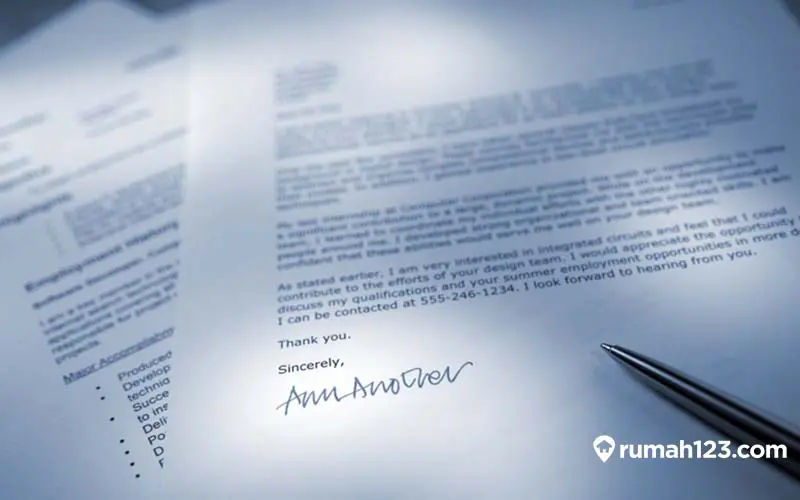 Struktur Surat Lamaran Kerja Bahasa Inggris