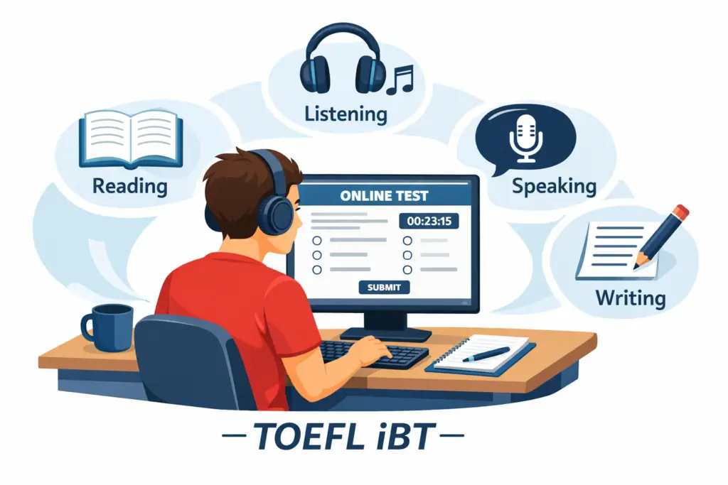 apa saja isi tes toefl