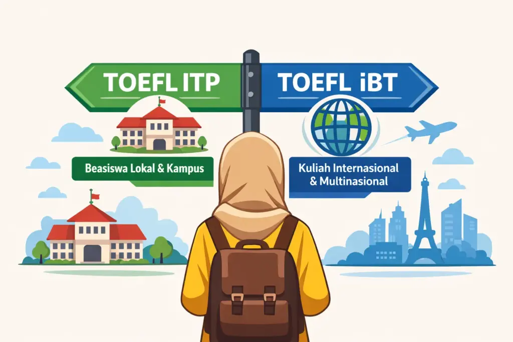 apa saja yang ada di tes toefl