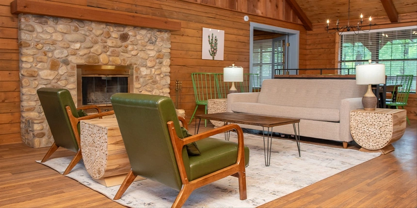 Interior of the three bear lodge