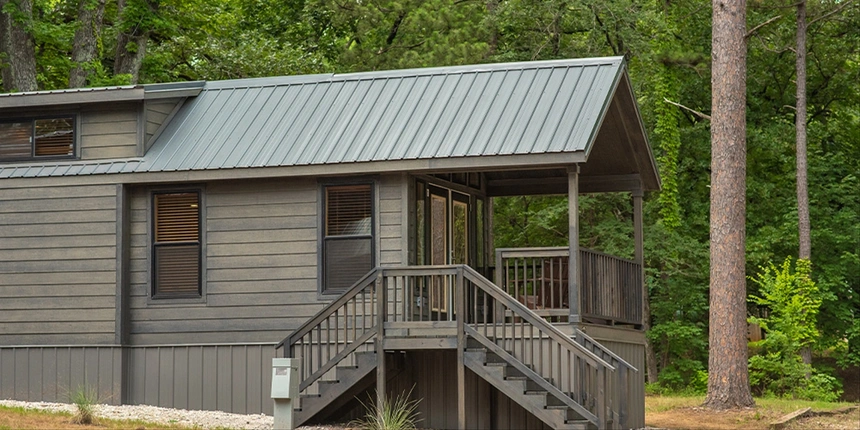 One of our new Rosa Cabins. 