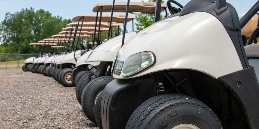 Rent a golf cart for your convenience! 