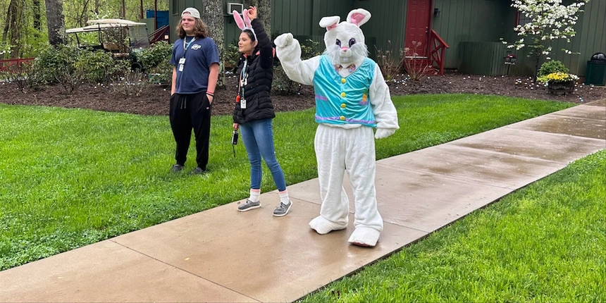 Hang out with the Easter Bunny during our Spring Break weekend!