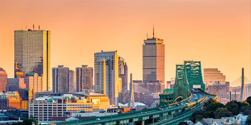 Skyline of Boston, MA