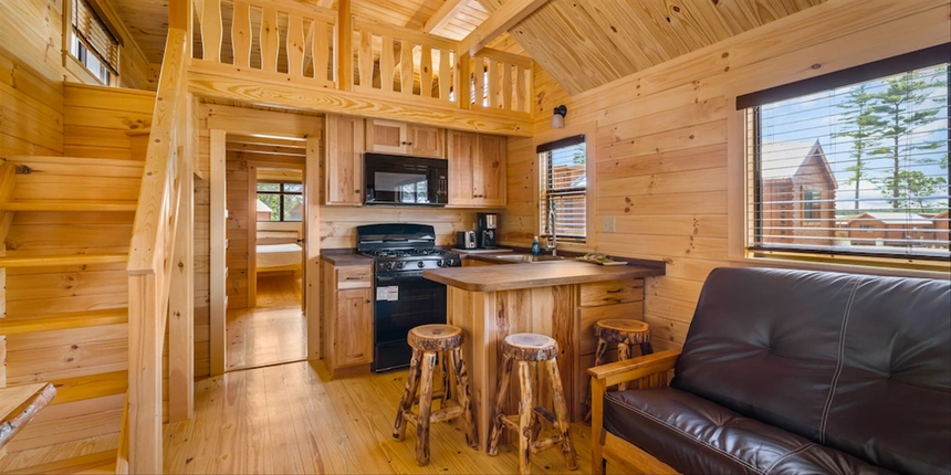 Enjoy camping near Boston, MA with these luxury cabin rentals!