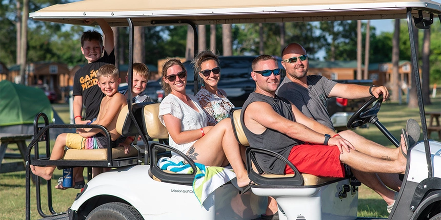 Rent a golf cart to make your Country Fest in Ohio even easier!