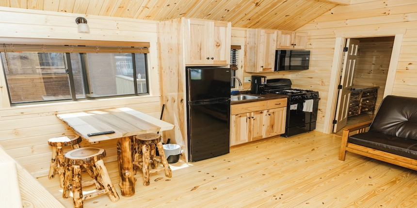 Take An Inside Look At One Of Our White Pine Cabins | Leelanau Pines ...