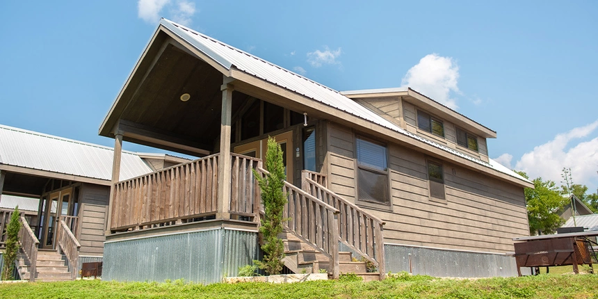 There are 3 different locations for our Hill Country Cottages, including one by the Guadalupe River. 