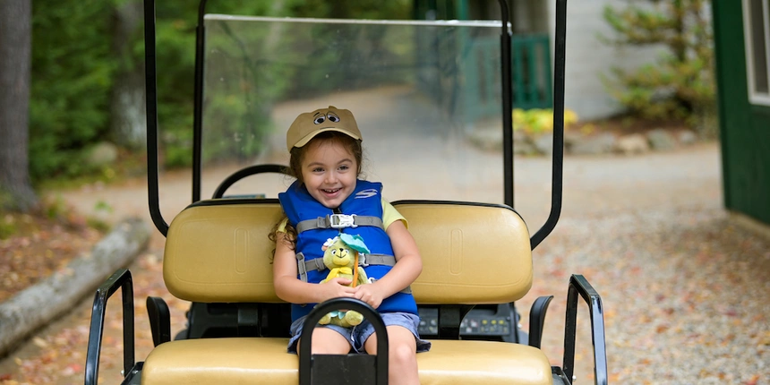 Keep your kiddos safe and follow the speed limit at our New Hampshire campground!