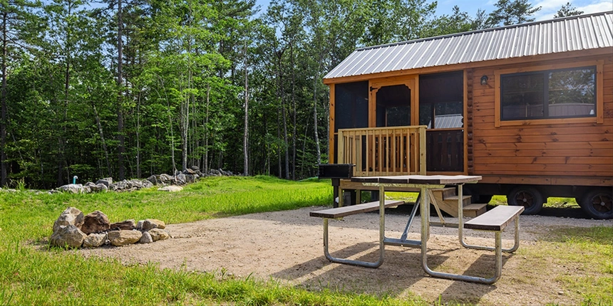 Exterior of a Cindy Bear Cottage!