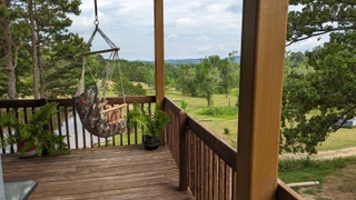 Glamping Deck Swing