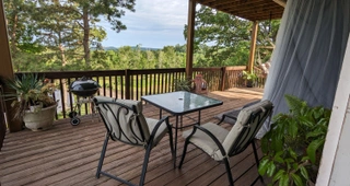 Table on Glamping Deck