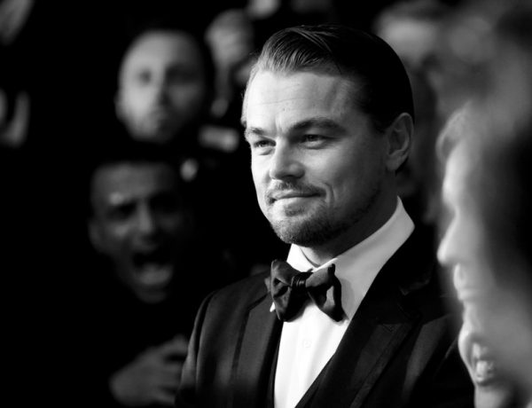 Leonardo DiCaprio took the stage to talk about climate change.
