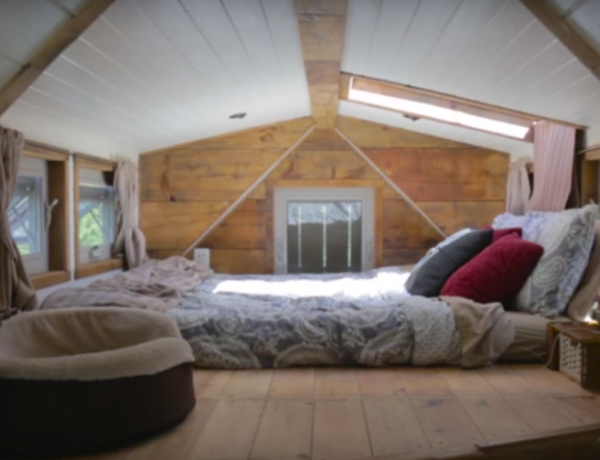 This tiny house is so cool and filled with amazing features.