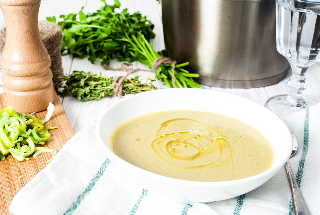 Cheesy Vegan Potato Soup You Dont Need The Cream To Make Creamy Happen