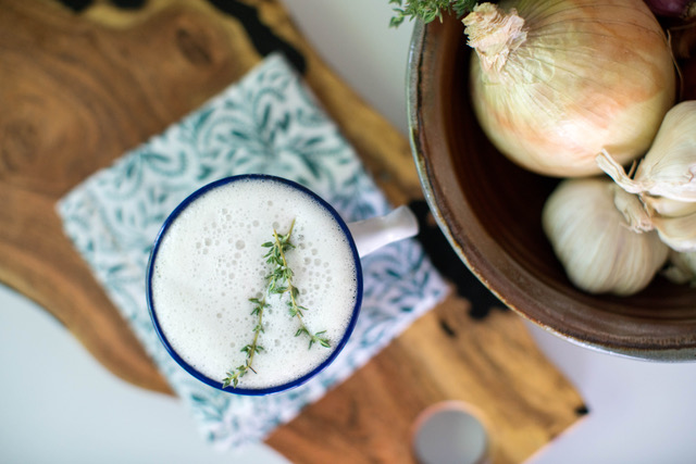 Epic bone broth latte
