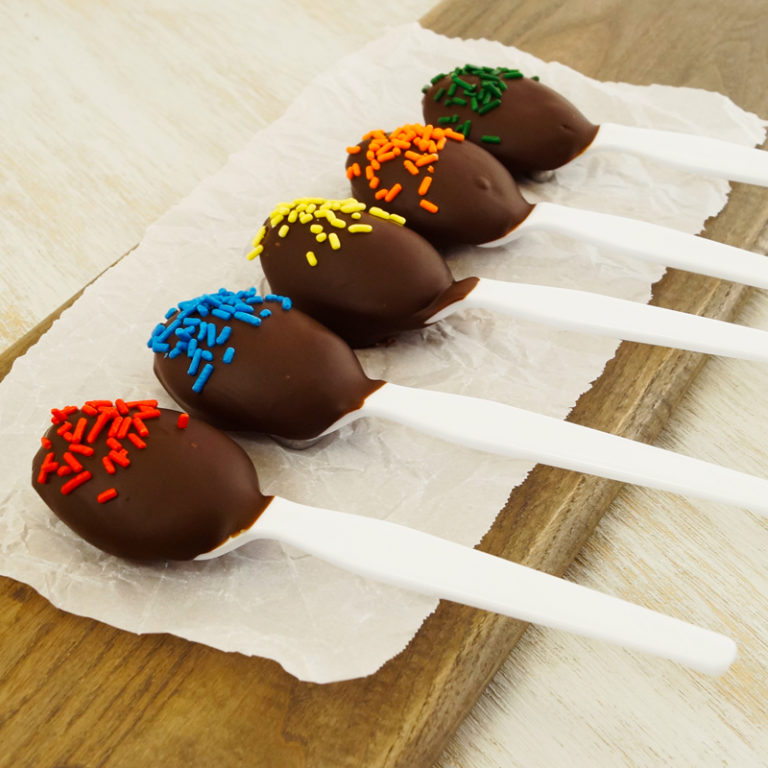SunButter Chocolate Spoons