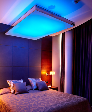 Blue Neon Light Bedroom Ecosalon