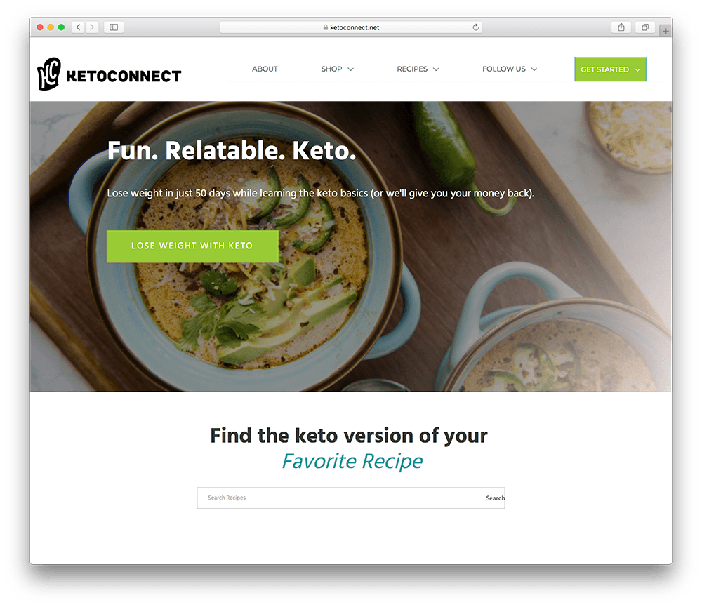 a membership site dedicated to keto education